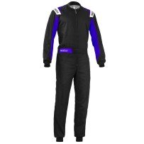 Mono Sparco Rookie Kart Negro-Azul