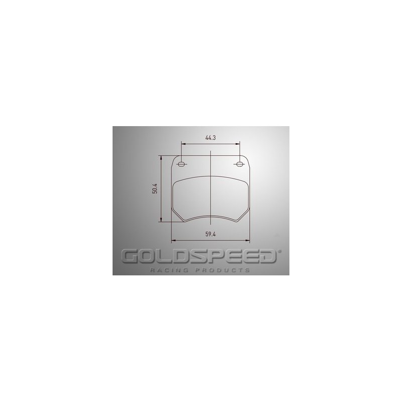 Set remblokken Birel en Wildkart van Goldspeed Racing -405
