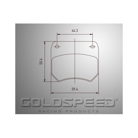 Set remblokken Birel en Wildkart van Goldspeed Racing -405