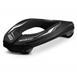 Sparco K-Ring Nackenschutz Schwarz-Weiß