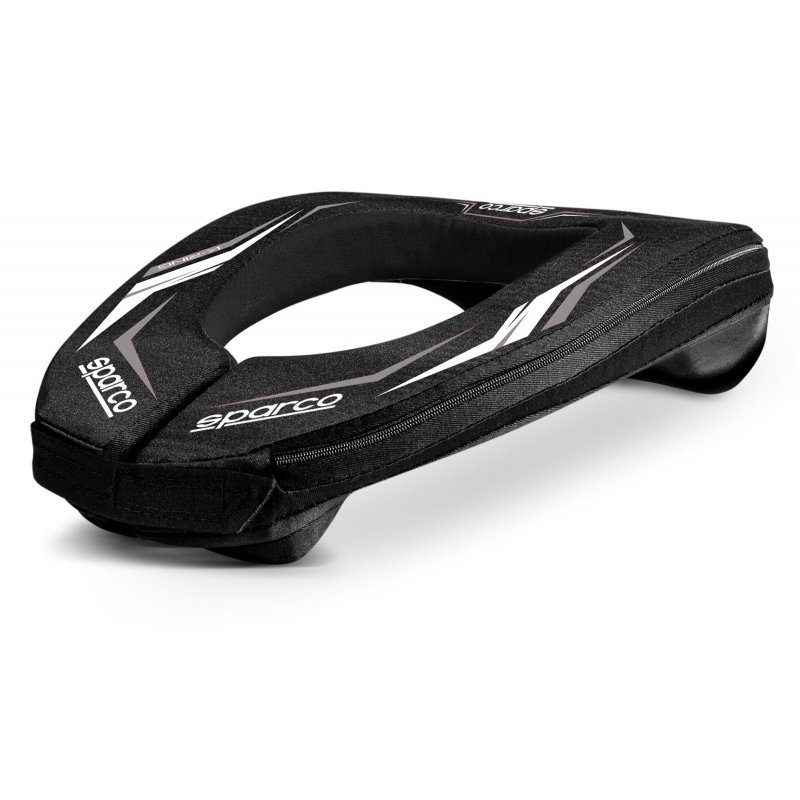 Sparco K-Ring halsbeskytter svart-hvit