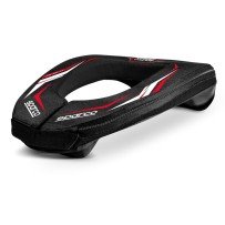 Sparco K-Ring Neck Protector Sort-Rød