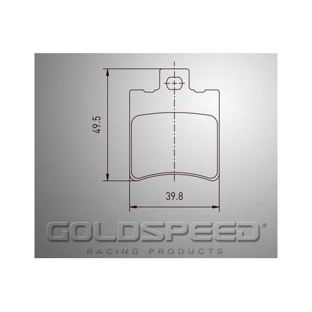 Energia Corse conjunto de pastilhas de freio / Racing Kellgate velocidade Ouro -507