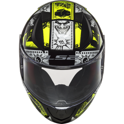 LS2 Rapid Vignette Mini Helmet Sort-Yellow