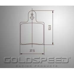 Set remblokken Intrepid/AMV van Goldspeed Racing -522