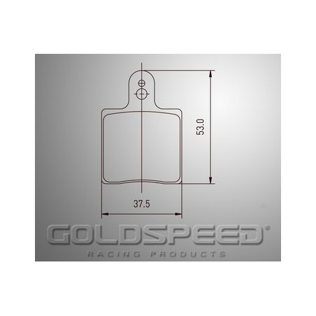Set remblokken Intrepid/AMV van Goldspeed Racing -522