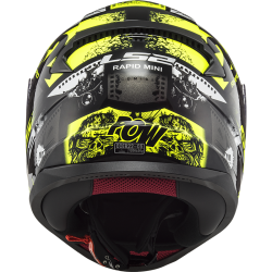 LS2 Rapid Vignette Mini Helmet Schwarz-Gelb