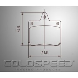 Set remblokken CRG VEN 04 van Goldspeed Racing -526