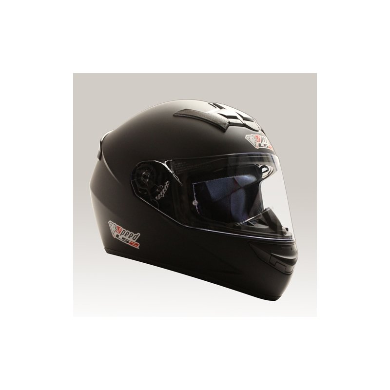 LS2 Single Mono Matte Schwarz