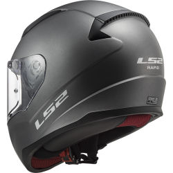 LS2 Rapid Solid helmet Matte Titanium