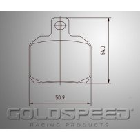 Set brake pads CRG 03 by Gold speed Racing-530