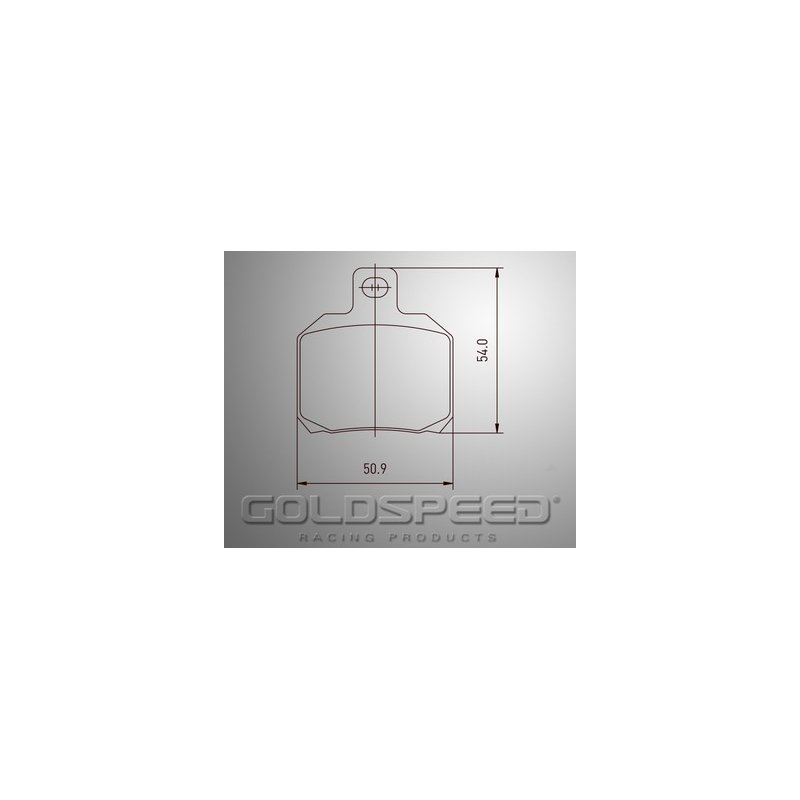 Set brake pads CRG 03 by Gold speed Racing-530