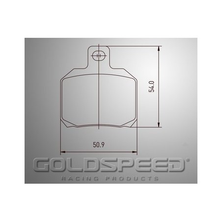CRG VEN 04 conjunto de pastilhas de freio de -530 Corrida Goldspeed