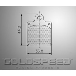 Set remblokken Zanardi van Goldspeed Racing -537