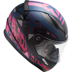 LS2 Rapid Xtreet helmet Matte Blå-Purple