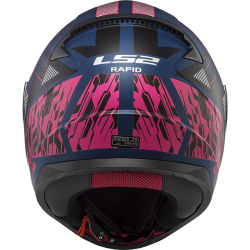 LS2 Rapid Xtreet helmet Matte Blau-Purple