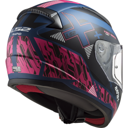 LS2 Rapid Xtreet helmet Matte Blau-Purple