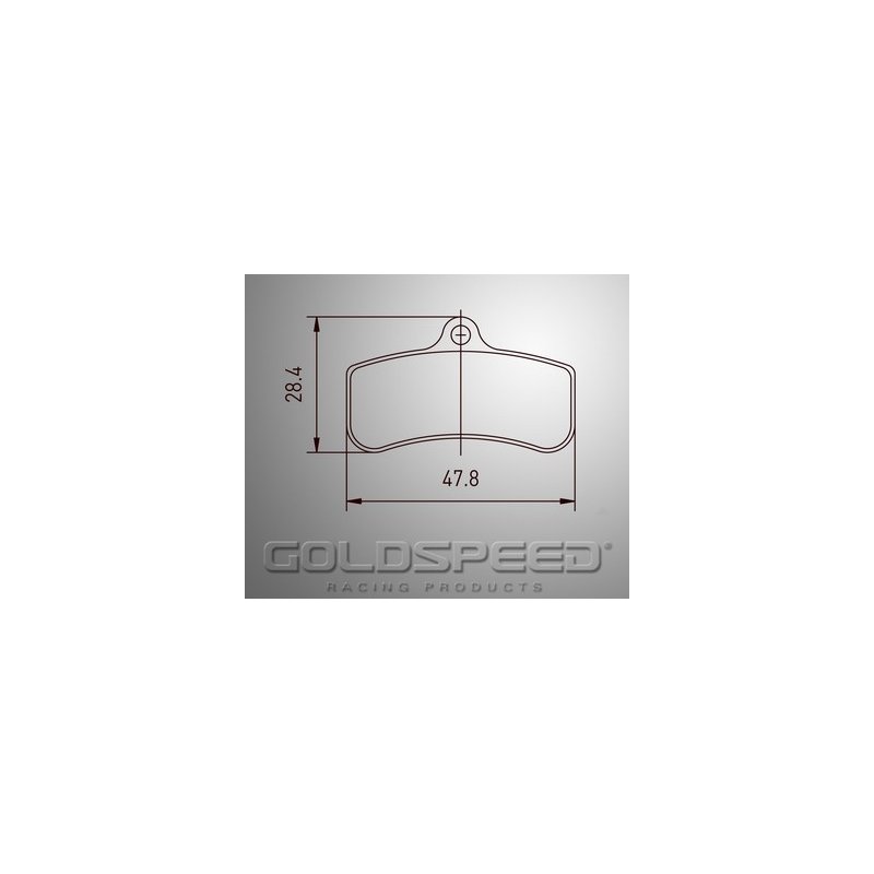 Aseta jarrupalojen PCR Goldspeed Racing -540