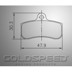 Set di Pastiglie freno racing Sodi Goldspeed -542