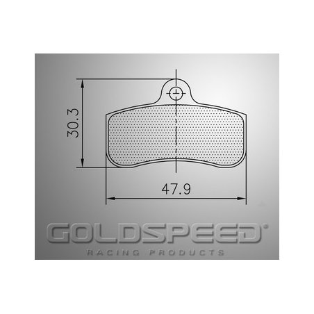 Aseta jarrupalojen Sodi Racing Goldspeed -542