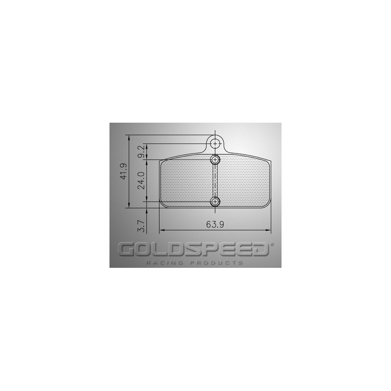 Set brake pads Sodi Behind Gold's speed Racing-543