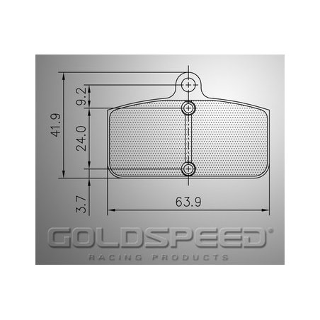 Set di Pastiglie freno racing Sodi Goldspeed -543