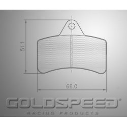 Set brake pads Topkart Behind Gold's speed Racing-546 – Kart Raci