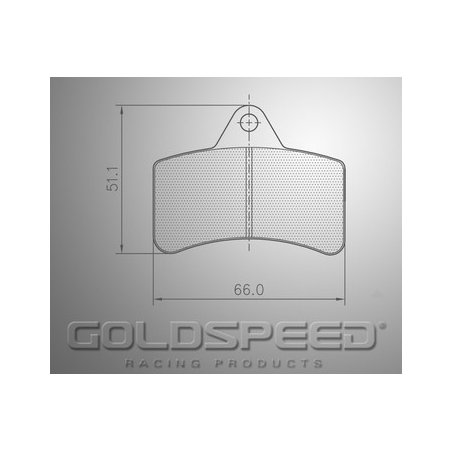 Set remblokken Topkart van Goldspeed Racing -546