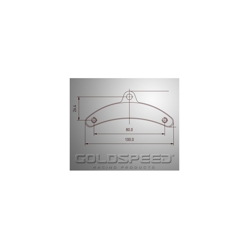 Set remblokken Birel van Goldspeed Racing -549