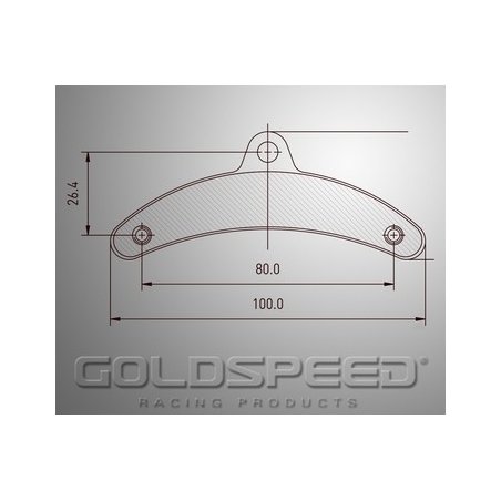 Set remblokken Birel van Goldspeed Racing -549