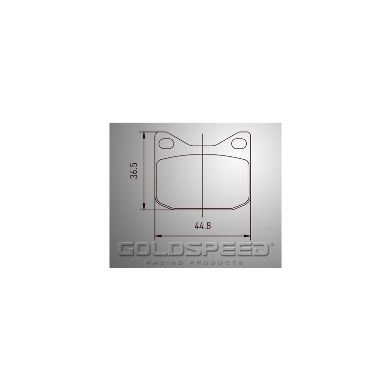 Set remblokken K-Kart van Goldspeed Racing -556