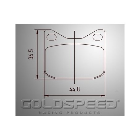 Aseta jarrupalojen K-Kart Goldspeed Racing -556
