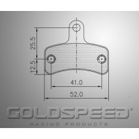 Set remblokken Swiss Hutless van Goldspeed Racing -561