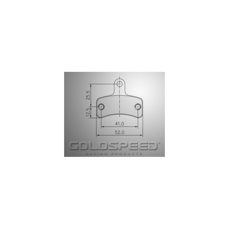 Set remblokken Swiss Hutless van Goldspeed Racing -561