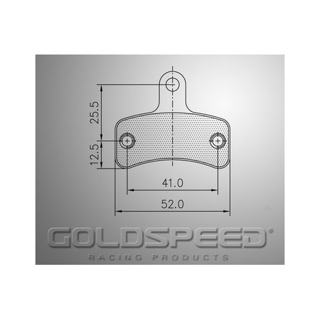 Set di pastiglie di Swiss Racing Hutless Goldspeed -561