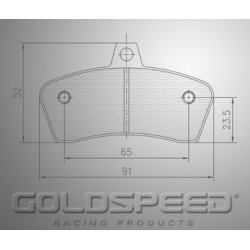 Set remblokken Birel en Wildkart van Goldspeed Racing -405