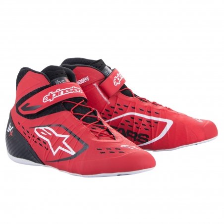Scarpe karting Alpinestars Tech 1-KX V2 Rosso-Nero-Bianco