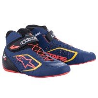 Alpinestars Tech 1-KX V2 kart schoenen Blauw-Rood-Fluo Yel