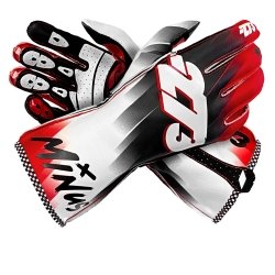 Guantes Minus 273 Supersonic Rojo-Negro-Blanco
