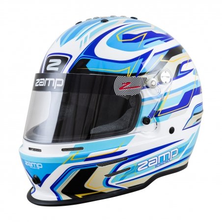 Zamp RZ 42 enfant karting helmet Blanc-Bl | Karting