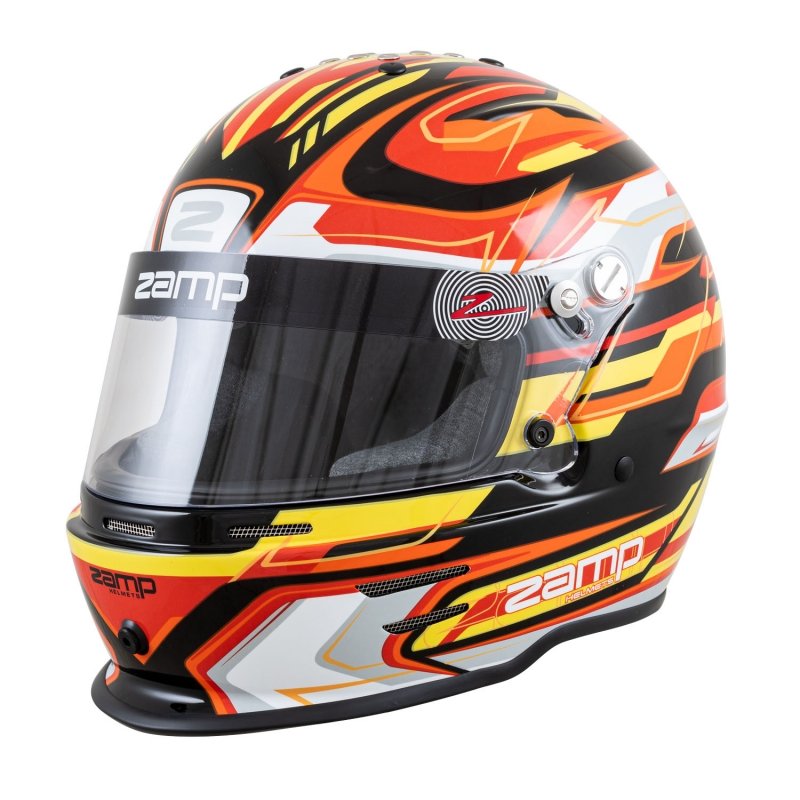 Zamp RZ 42 Children's kart helmet Schwarz-Rot