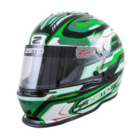 Zamp RZ 42 Children's kart helmet Black-Green | Kart Racing