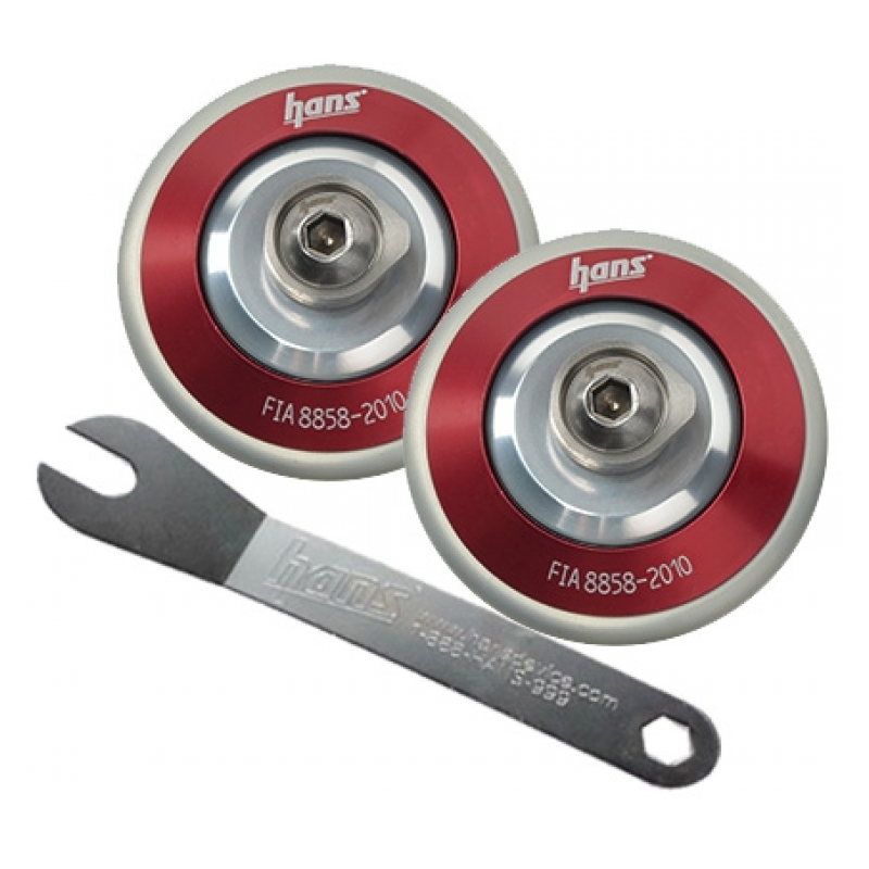 Hans clips FIA 8858 Punainen