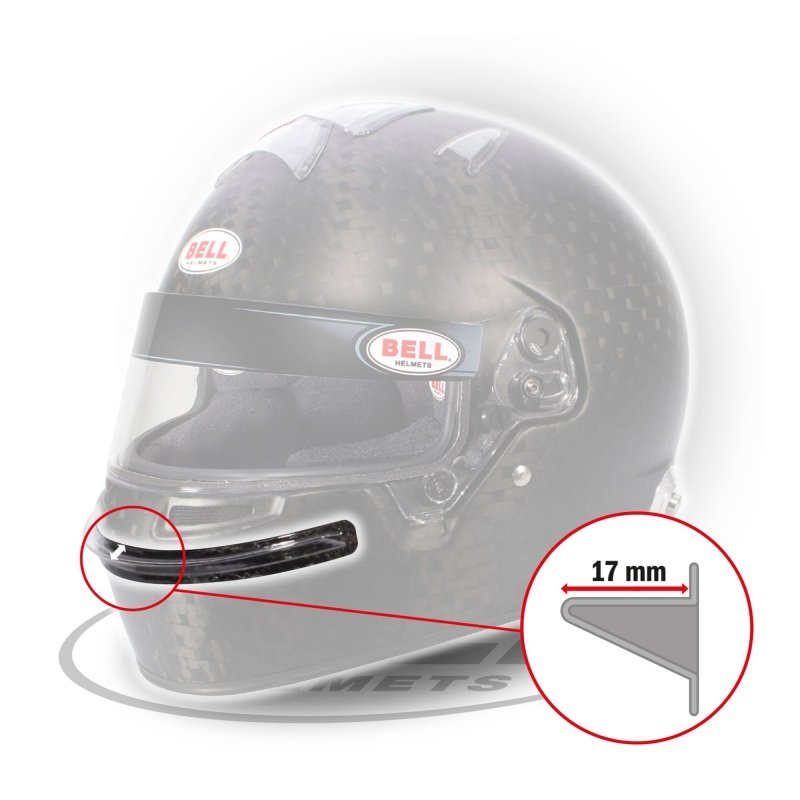 Bell Chin Bar Gurney HP7/RS7/KC7-CMR transpar | Karting