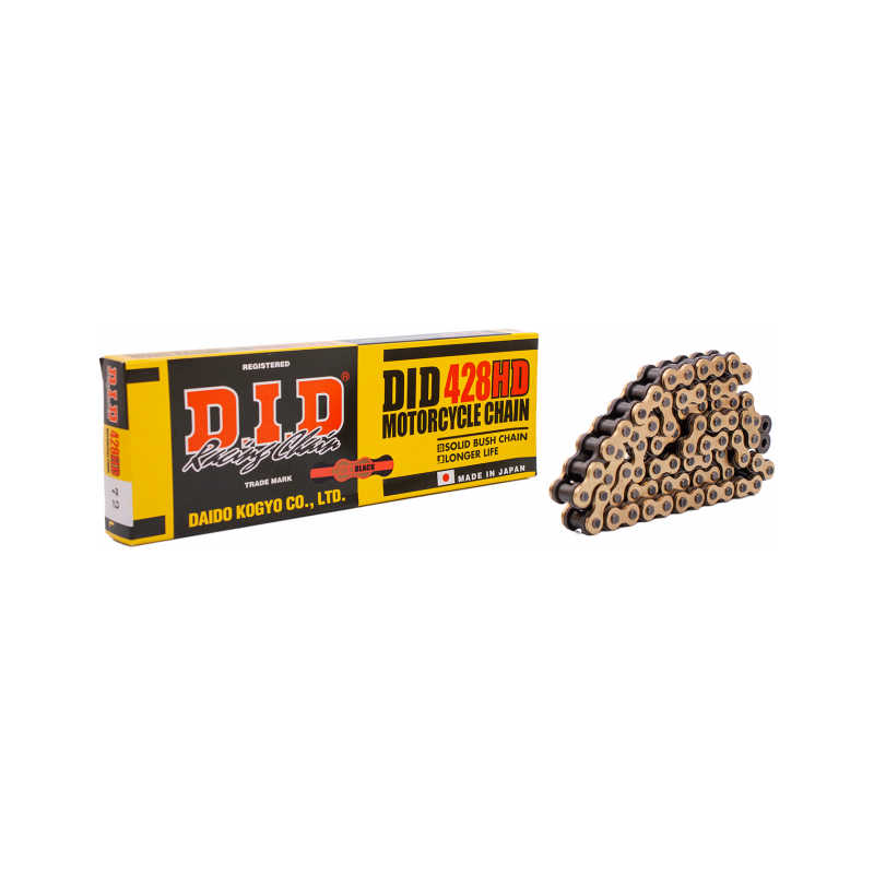 DID 428 Dourado/Dourado Corrente - Durable Kart Transmissi
