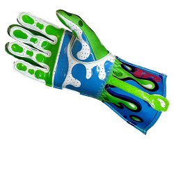 Minus -273 Guantes SLIME Mad56 x Verde-Cian-Rosa intenso