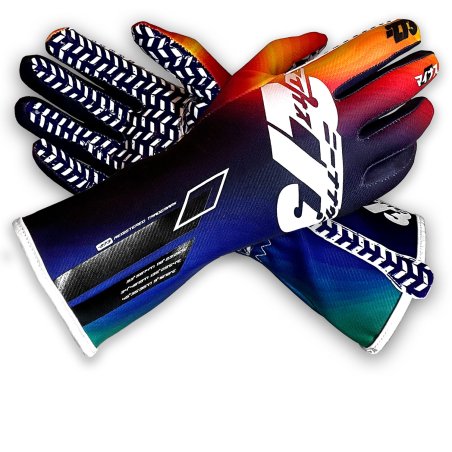 Minus -273 OSAKA Zwart-Paars-Geel-Oranje handschoenen