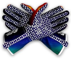 Minus -273 OSAKA Zwart-Paars-Geel-Oranje handschoenen