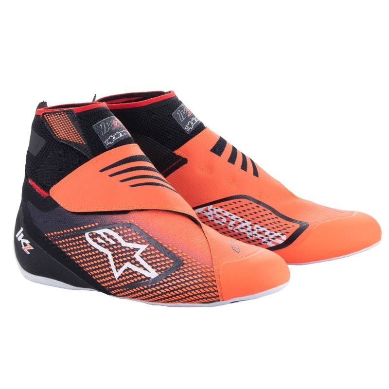 Alpinestars Tech 1-KZ V2 karting Schuhe Schwarz-Fluo Orange