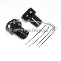 Senzo rear bumper safety kit 28mm Preto